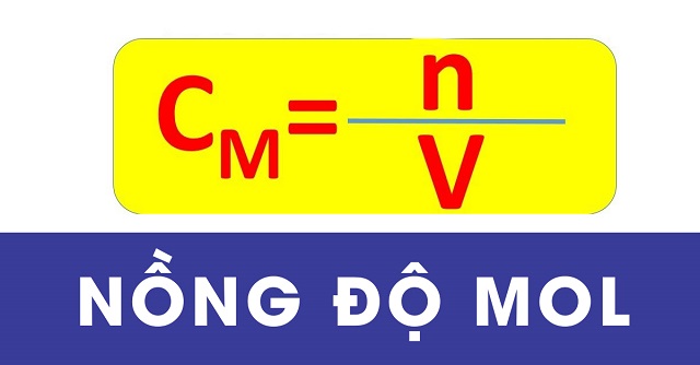 tính nồng độ mol của các ion trong dung dịch